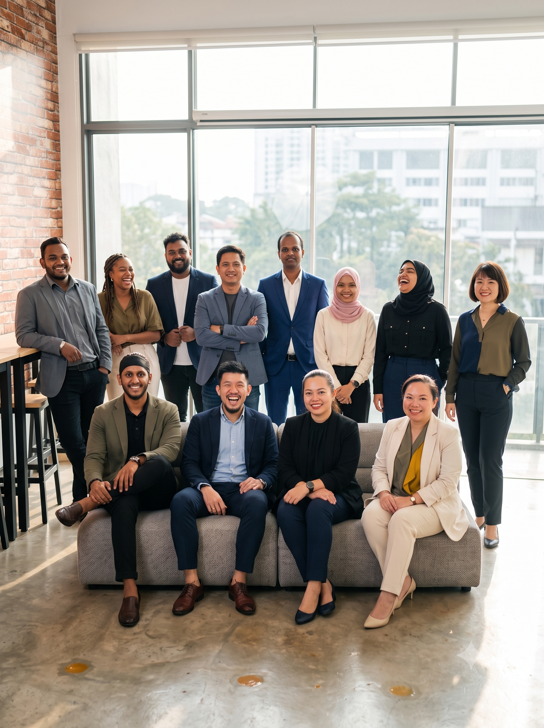The Sparvia team at the office